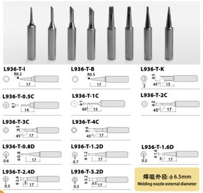 【深圳樂達L936-T-K/B/I系列電焊臺怛溫烙鐵咀烙鐵頭】深圳樂達L936-T-K/B/I系列電焊臺怛溫烙鐵咀烙鐵頭價格 - 中國供應商